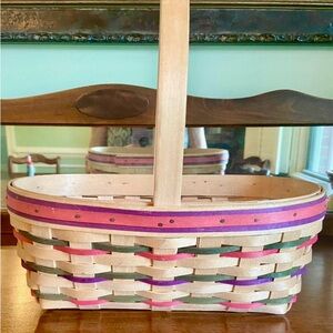 Longaberger Easter Basket, 1997. EUC. Two available, one has plastic liner.